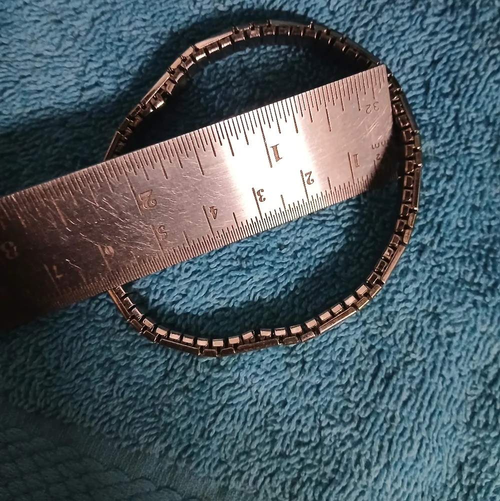 Silver and Gold Link Bracelet Steel